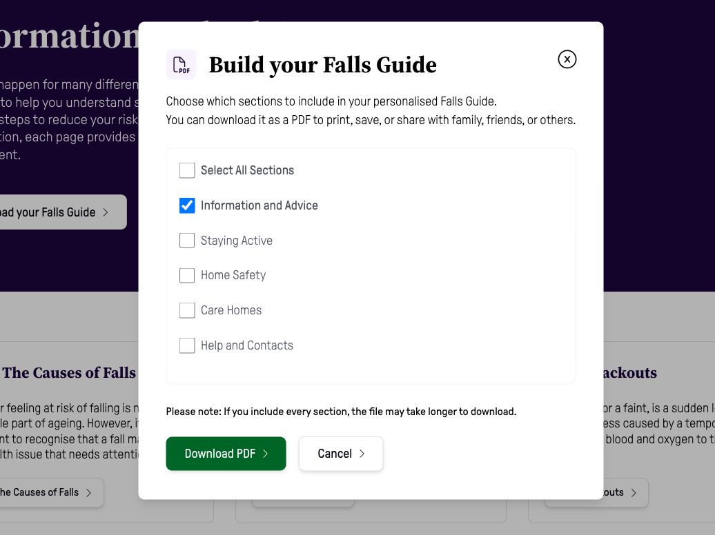 Download All Content as PDF